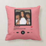 Our Song BFF Custom Photo Unique Gift Throw Pillow<br><div class="desc">Our Song BFF Custom Photo Unique Gift</div>