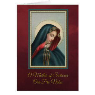 Our Sorrowful Mother Mass Offering w/prayer Cards