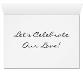 OUR SPECIAL DAY CELEBRATING "ONE YEAR" TOGETHER (Inside Horizontal (Bottom))