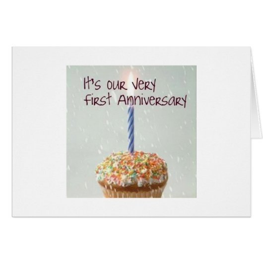 OUR SPECIAL DAY CELEBRATING "ONE YEAR" TOGETHER (Front Horizontal)