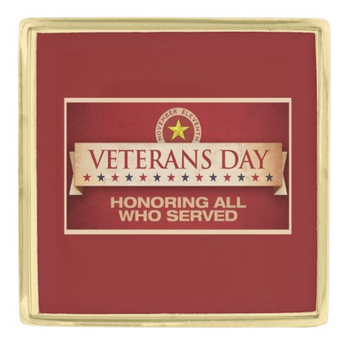Our Stars Veterans Day Lapel Pin