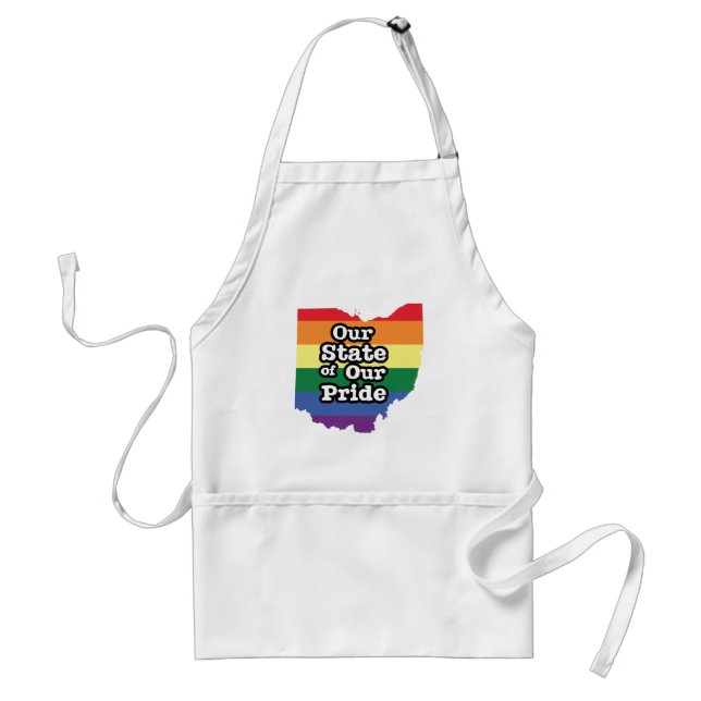 Our State of Our Pride | Ohio Adult Apron (Front)