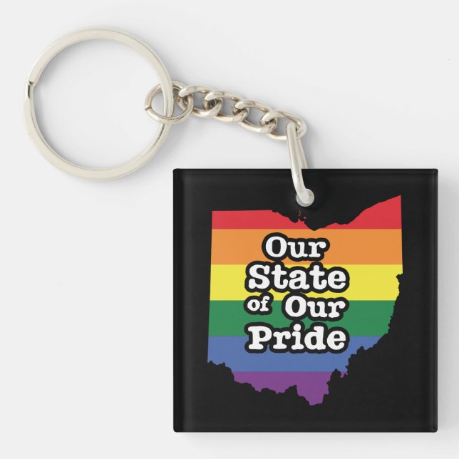 Our State of Our Pride | Ohio Keychain (Front)