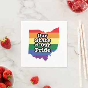 Our State of Our Pride   Ohio Napkins