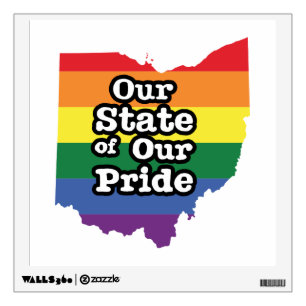 Our State of Our Pride Ohio Wall Decal
