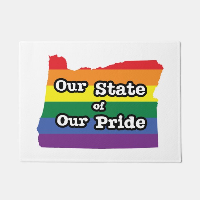 Our State of Our Pride | Oregon Doormat (Front)