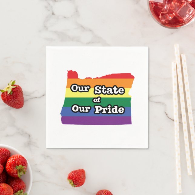 Our State of Our Pride | Oregon Napkins (Insitu)