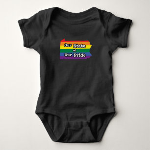 Our State of Our Pride   Pennsylvania Baby Bodysuit