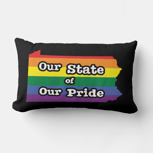 Our State of Our Pride | Pennsylvania Lumbar Pillow (Front)