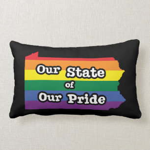 Our State of Our Pride Pennsylvania Lumbar Pillow