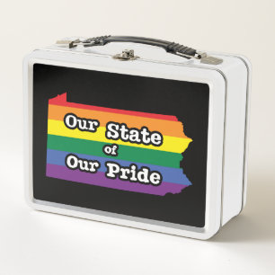 Our State of Our Pride Pennsylvania Metal Lunch Box