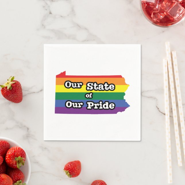 Our State of Our Pride | Pennsylvania Napkins (Insitu)