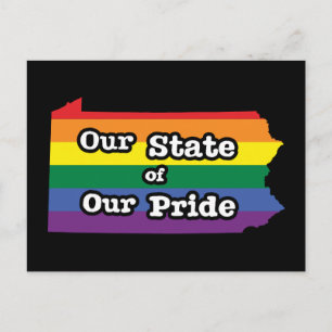 Our State of Our Pride Pennsylvania Postcard