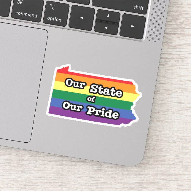 Our State of Our Pride | Pennsylvania Sticker (Detail)