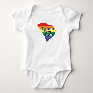 Our State of Our Pride   South Carolina Baby Bodysuit