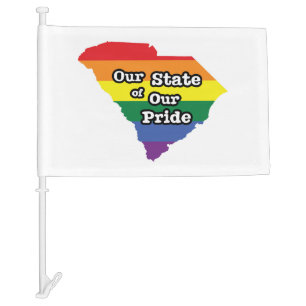 Our State of Our Pride   South Carolina Car Flag