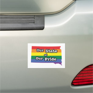 Our State of Our Pride South Dakota Car Magnet