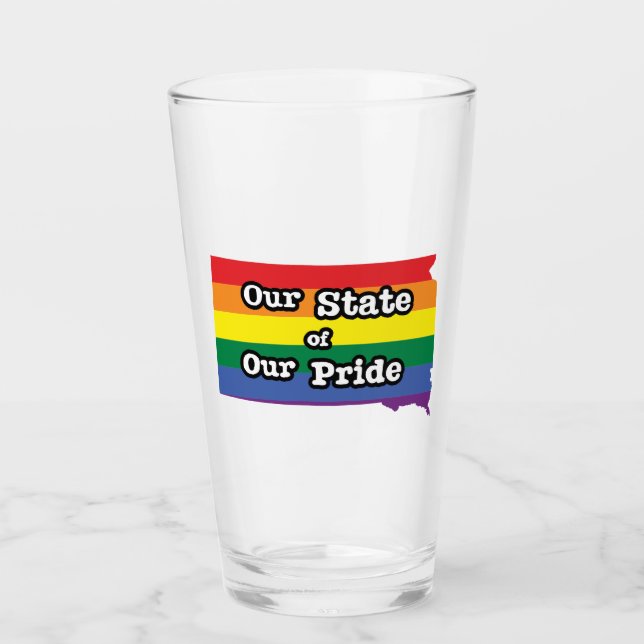 Our State of Our Pride | South Dakota Glass (Front)