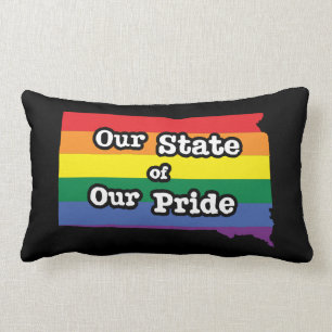 Our State of Our Pride South Dakota Lumbar Pillow