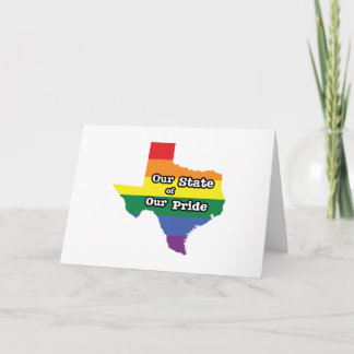 Our State of Our Pride | Texas Card