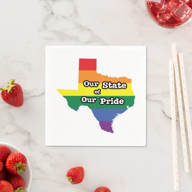 Our State of Our Pride | Texas Napkins (Insitu)