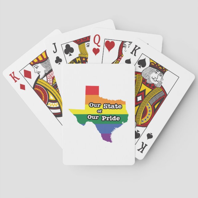 Our State of Our Pride | Texas Poker Cards (Back)