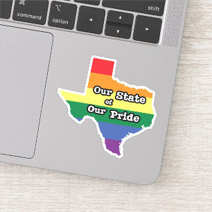 Our State of Our Pride Texas Sticker