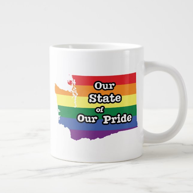 Our State of Our Pride | Washington Giant Coffee Mug (Right)