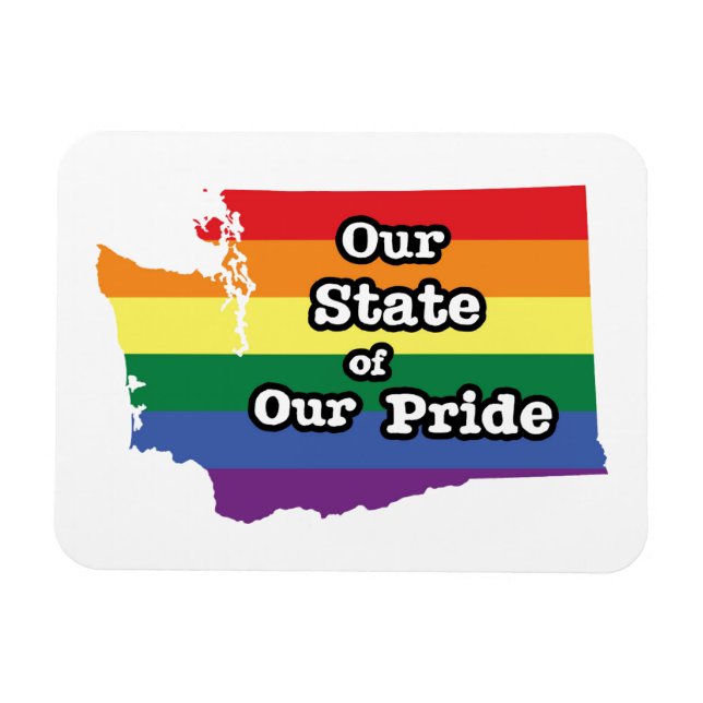 Our State of Our Pride | Washington Magnet (Horizontal)