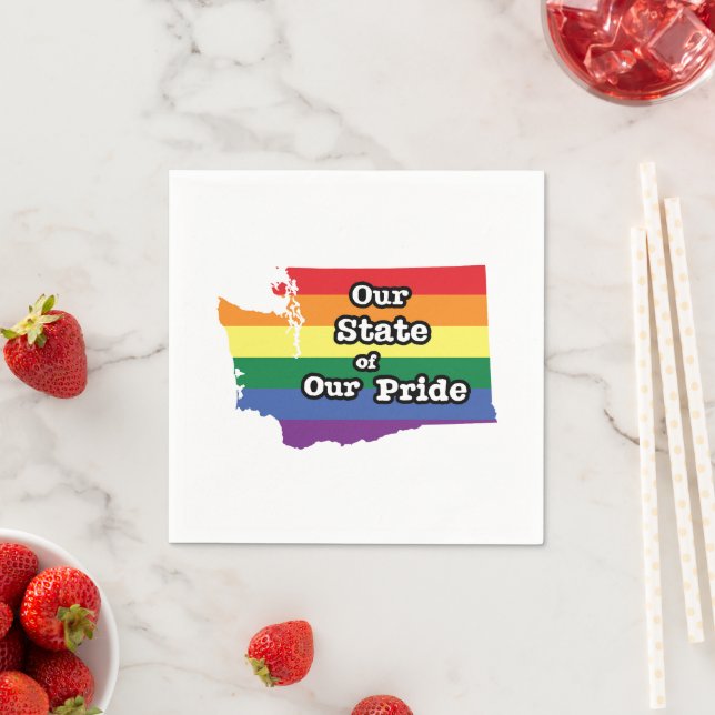 Our State of Our Pride | Washington Napkins (Insitu)