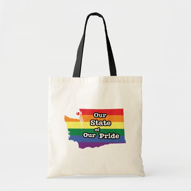 Our State of Our Pride | Washington Tote Bag (Front)