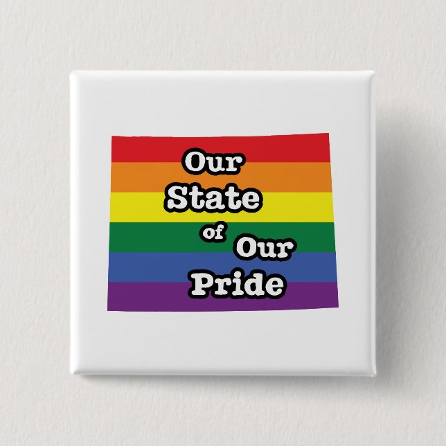 Our State of Our Pride | Wyoming Button (Front)