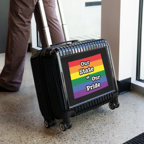 Our State of Our Pride  Wyoming Luggage