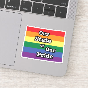 Our State of Our Pride   Wyoming Sticker