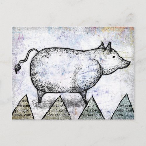 Our Stoic Pig Postcard