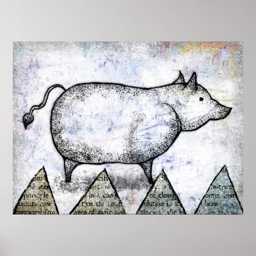 Our Stoic Pig Poster Wall Art