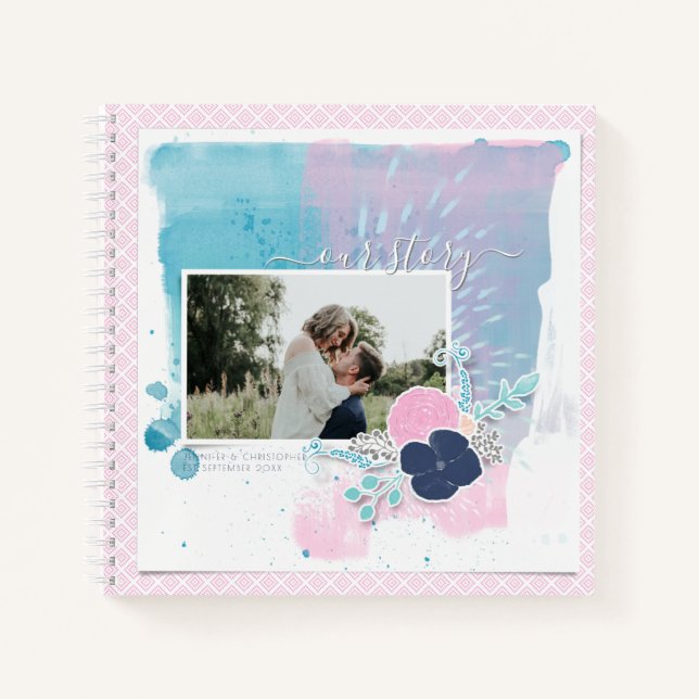 Our Story Memories Couples Keepsake Journal (Front)