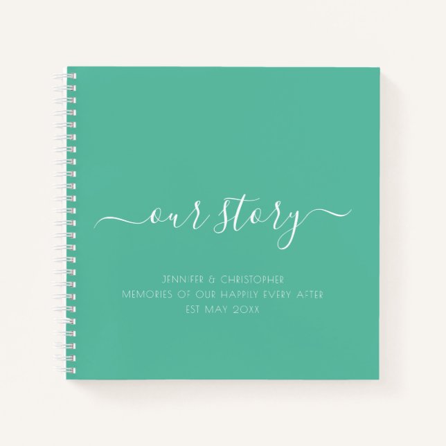 Our Story Memories Couples Keepsake Journal (Front)