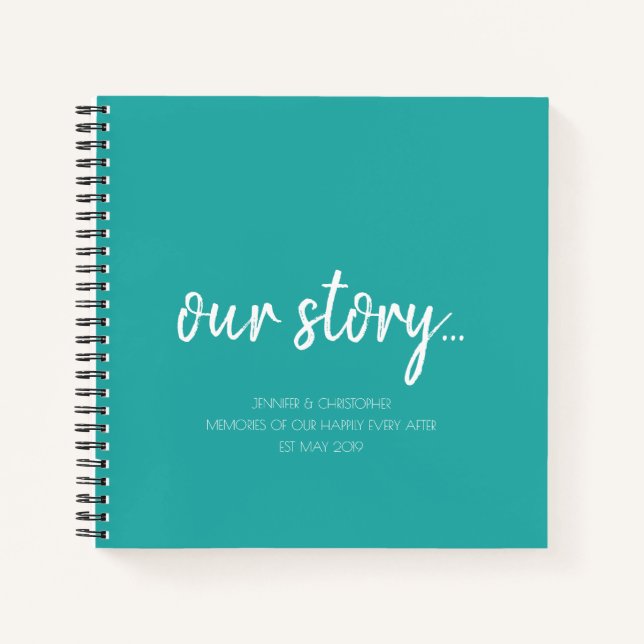 Our Story Memories Couples Keepsake Journal (Front)