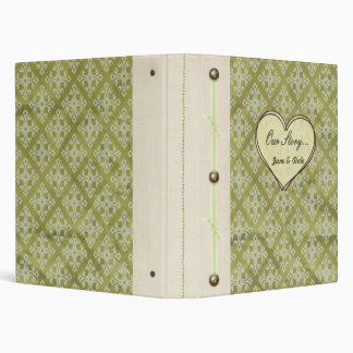 "Our Story..." Vintage Green Keepsake Book Binder