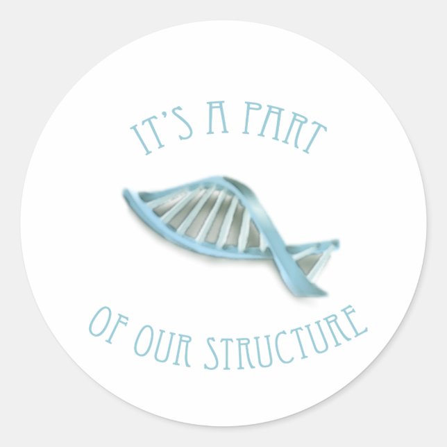 Our Structure Classic Round Sticker (Front)