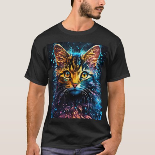 Our Stylish Unique Cat Print T_Shirt Collection