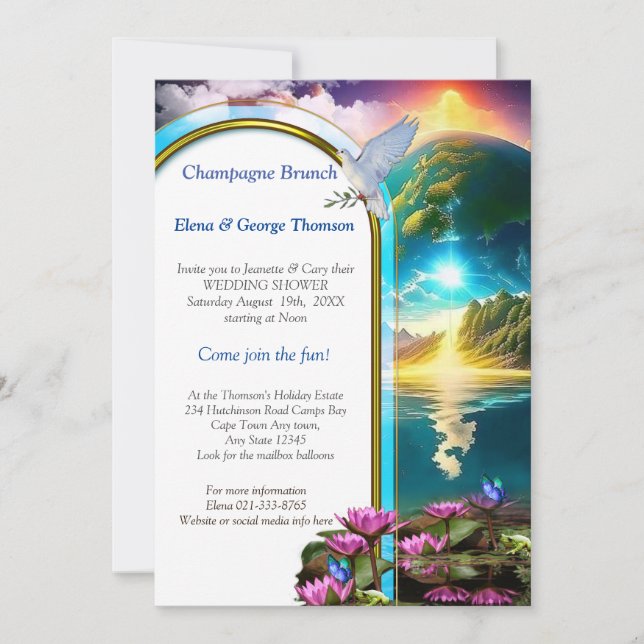 Our Sun is a Star and a Giver of Life Invitation (Front)