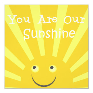 201+ You Are My Sunshine Invitations, You Are My Sunshine Announcements ...