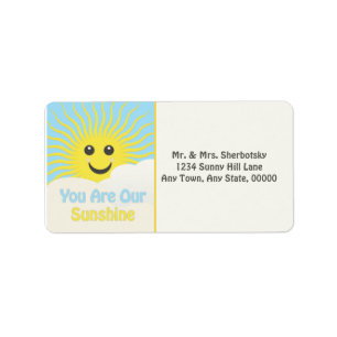 Our Sunshine Label