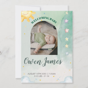 Our Sweet Baby Has Arrived Invitation