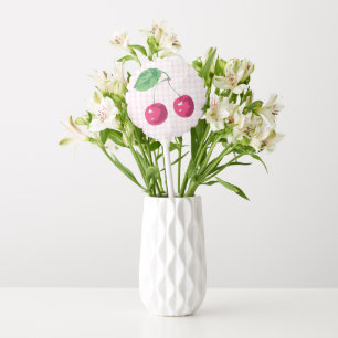 "Our Sweet Cherry" Pink & Green Birthday Balloon