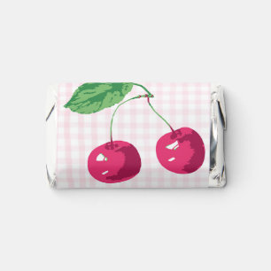 "Our Sweet Cherry" Pink & Green Birthday Hershey's Miniatures