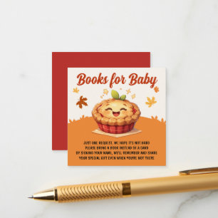 Our Sweet Little Cutie Pie Fall Baby Shower Enclosure Card