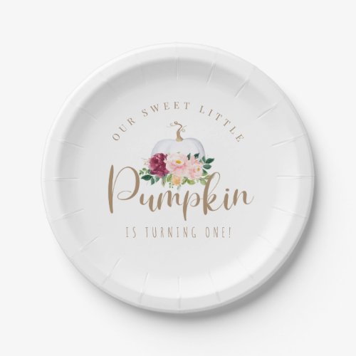 Our Sweet Little Pumpkin Plate